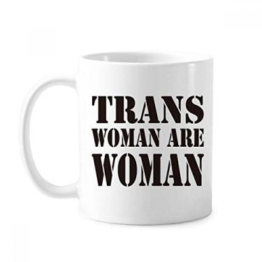 Imagem de Caneca transgênero LGBT Trans Woman Support Cerâmica Café Porcelana Utensílios de Mesa