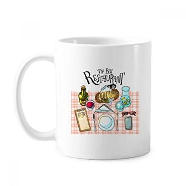 Imagem de The best restaurant Caneca de Limonada de Vinho Cerâmica Copo de Porcelana de Café Louça