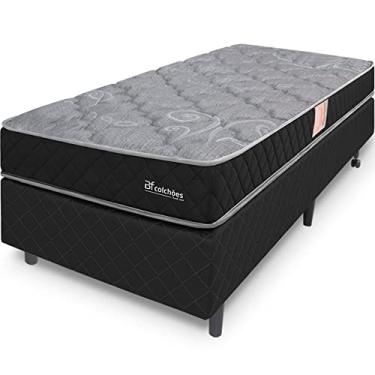 Imagem de Cama Box Colchão Solteiro Espuma D45 Extra Firme Certificada Antialérgico 88x188x51cm - bf Colchões