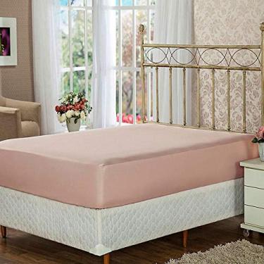 Imagem de LENÇOL DE BAIXO COM ELÁSTICO PERCAL 230 FIOS SOLTEIRO 90X190X40 DAMASCO