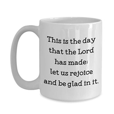 Imagem de Caneca de café This Is the Day the Lord Has Made - Caneca de café de cacau quente divertido - Ideia de de Natal