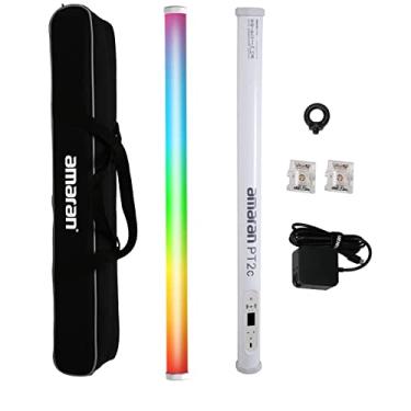 Imagem de Aputure Amaran PT2c RGBWW Tubo de luz LED 8 pixels mapeáveis 16W 2700K a 10000K Bastão de luz de vídeo portátil (60 cm/23,6 polegadas)