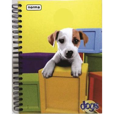 Imagem de Caderno Universitário Capa Dura 10 Matérias 200 Folhas Dogs Norma (Sku