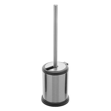Imagem de LYOR - Escova Sanitária de Aço Inox com Suporte e Tampa 11,5cm x 39cm