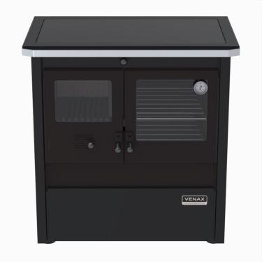 Imagem de Fogao a Lenha N 1 Le Corbusier Dupla Combustao Preto