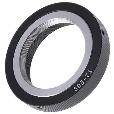 Imagem de FocusFoto Anel adaptador de montagem T2 T para lente EF para Canon EOS 90D 80D 77D 70D 60D 5D Mark II III IV 5D2 5D3 7D 6D 200D II 1500D 1300D 1200D 850D 800D 760D 750D 700D 650D 100D Corpo da câmera
