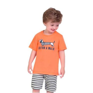 Imagem de Conjunto Infantil Masculino Camiseta + Bermuda Milon 15075