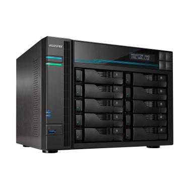 Imagem de Storage NAS Asustor Lockerstor 10 Pro Intel Xeon E-2224 8GB DDR4 10 Baias S/HD- AS7110T