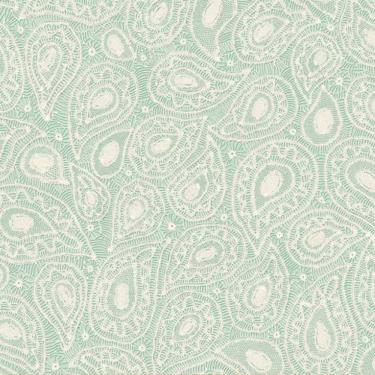 Imagem de Papel de Parede Martha Medeiros Aspecto Têxtil Verde AI5013