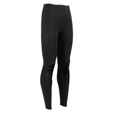 Imagem de YIJU Calças de neoprene para mergulho, 1.5mm, calças de natação, leggings, roupa de banho, surf, para mergulho, canoagem, vela, caiaque, preto, M Mulheres