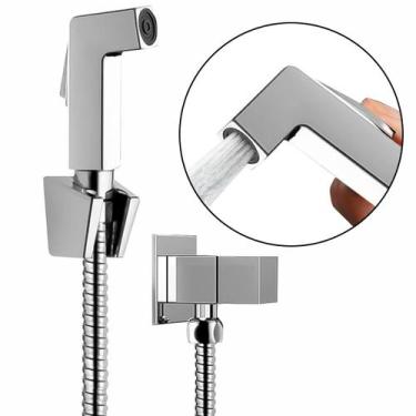 Imagem de Ducha Higiênica De Banheiro Luxo Chuveirinho Metal Mangueira - Swanton