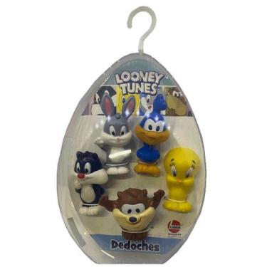 Imagem de Brinquedo Dedoches Divertidos Ovo De Páscoa Turma Looney Tunes - Lider