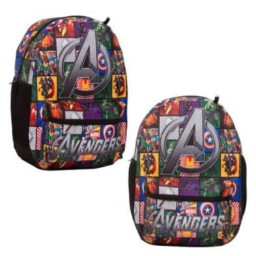 Imagem de Mochila Escolar Juvenil Vingadores Costas Infantil Masculino - TOYS 2U