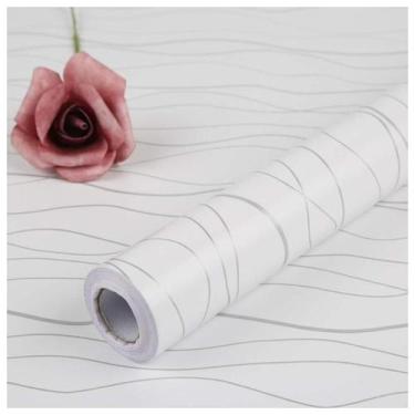 Imagem de Papel De Parede Autocolante Adesivo Linhas 45cmX5m PVC Vinil - Inter.P