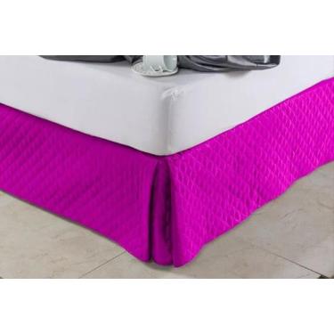 Imagem de Saia Cama Box King Matelasse Ultrassonico forro e babado - Nathalia En