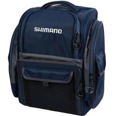 Imagem de Mochila pesca lugb-15  back pack xl com 4 estojos shimano