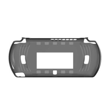 Imagem de Walieoka Capa protetora compatível com GPD Win 4 2024, capa protetora de TPU para console de jogos com aderência ergonômica - anticolisão e antiderrapante (preto transparente)