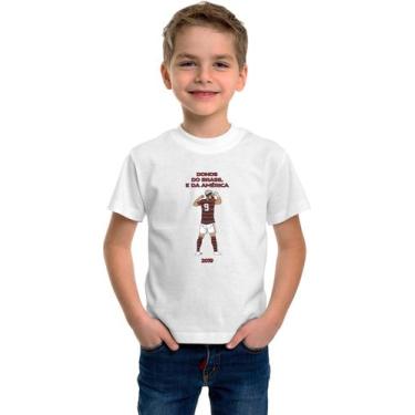 Imagem de Camiseta Infantil Artilheiro da Nação - NovoManto, Branco, 10