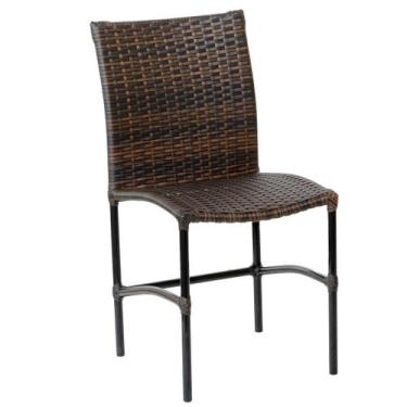 Imagem de Cadeira de Jantar Havaí  Em Fibra Sintética Trama Dupla Para Área Gour