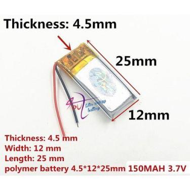 Imagem de (2pcs)bateria Pequena Mp3,caneta Espia,lanterna,gravador - KMIG