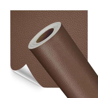 Imagem de Adesivo Revestimento em material sintético Marrom 50x137cm - Open Star