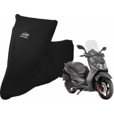 Imagem de Capa De Cobrir Moto DafraCitycom S 300 De Tecido Lycra - Mz, Preta