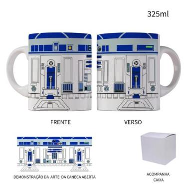 Imagem de Caneca 325ml R2D2 Star Wars - LARANJA  E MIMOS