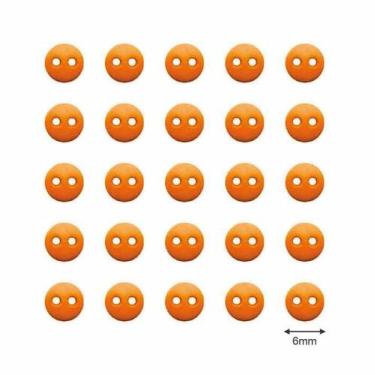 Imagem de Botão Small We Care About 6mm - 30 unidades - We  Care About, Mostarda