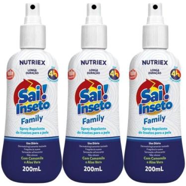 Imagem de Kit 3Un De Repelente Sai! Inseto Family Em Spray 200ml Cada - NUTRIEX