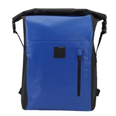 Imagem de Mochila Impermeável Com Capacidade de 25L, Bolsa Seca Multiuso Resistente a Rasgos Em PVC, Ideal para Viagens Ao Ar Livre, Caminhadas e Camping (Azul)