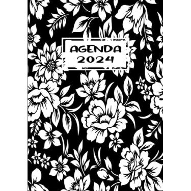 Imagem de Agenda Journalier 2024: Restez Organisé du 1er janvier 2024 au 31 décembre 2024 | Pages de Contacts, Emplois du Temps, Journal de Mots de Passe, Jours Fériés, Anniversaires et Bien Plus Encore !