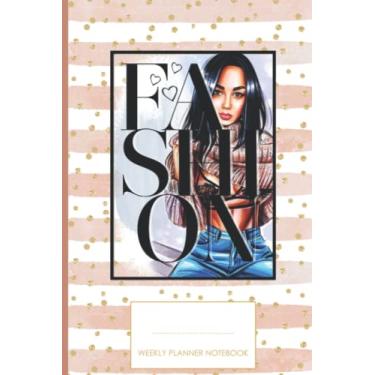 Imagem de Lined Notebook: Relaxing Mindfulness Fashion Photo Girl Reminder Teens Reading Kids Fitness Students Measurement Girls Recipe Beauty Graph For Any ... Blank Wide Ruled Composition Journal