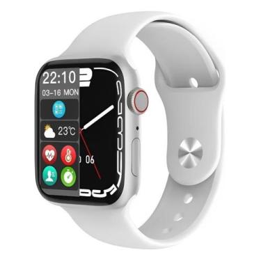 Imagem de Smartwatch Feminino Masculino W59 Mini Pro 41mm 2 Pulseiras Gps Nfc Si