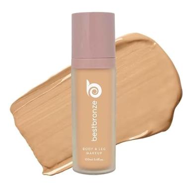 Imagem de Best Bronze Bombshell Maquiagem Corporal e para Pernas - Maquiagem à Prova D'água para Pernas e Base Corporal - para Cicatrizes, Cobertura de Varizes e Corretivo para Pernas (NC39 Médio)