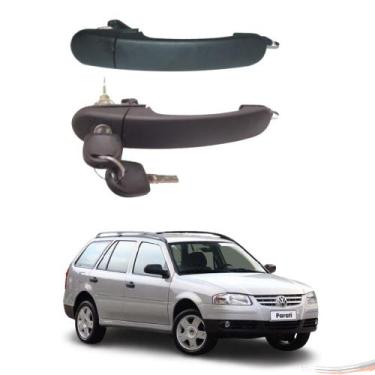Imagem de Par Maçaneta Ext Diant Snake Key Gol Parati 99 A 14 4 Portas - UN / 2 