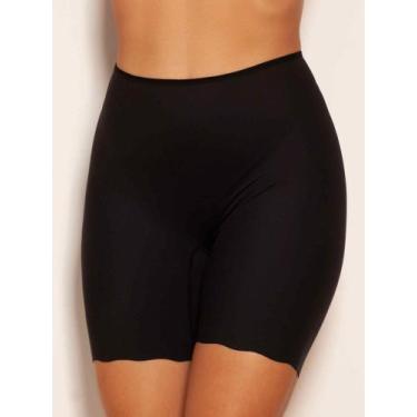 Imagem de Calcinha Short Bermuda Com Forro Em Algodão Sem Costura Com Corte A La