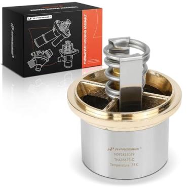 Imagem de A-Premium Conjunto de carcaça do termostato de arrefecimento do motor compatível com Cummins N855, NTC, NH, N14