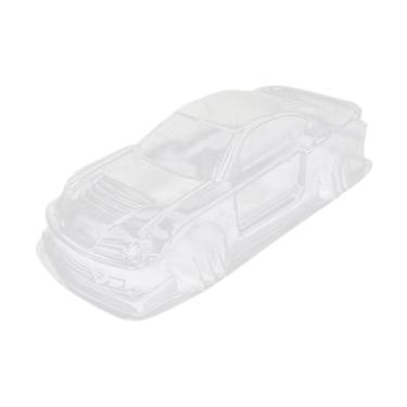 Imagem de Colaxi 1/16 RC Drift Car de carcaça de corpo não pintada Habitação de resistente Fácil de instalar DIY 3,86 polegadas distância entre eixos