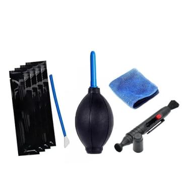 Imagem de Kit de Limpeza para Câmeras e Lentes, 5 Peças, com Soprador de Ar, Pano de Microfibra