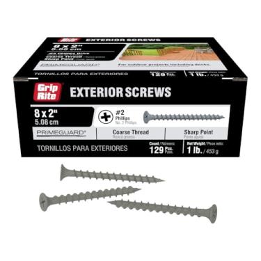 Imagem de Grip Rite PTN2S1, caixa de 500 g, cinza, 126 unidades