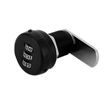 Imagem de Bloqueio Codificado Pelo Gabinete, Bloqueio de Bloqueio de Código de 3 Dígitos Bloqueio de Câmera de Liga de Zinco para Caixas de Ferramentas, Armários, (L = 19 0,5~12mm de