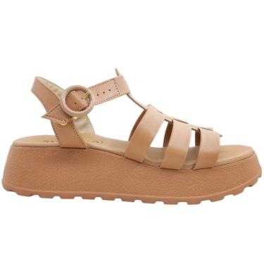 Imagem de Sandália Feminina Casual Básica Aranha Dia a Dia Tratorada Passeio Conforto Moleca 5517.102