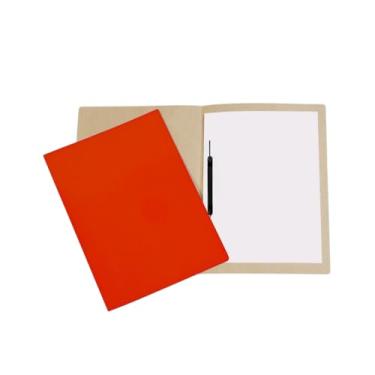 Imagem de PASTA COM GRAMPO PLASTICO DUPLEX VERMELHA C/20UN