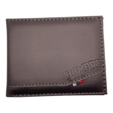 Imagem de Carteira Masculina Pequena material sintético 3 Cartões CNH RG Proteçã
