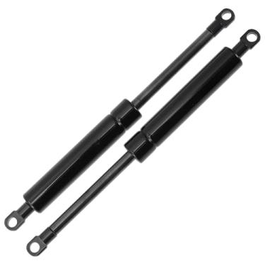 Imagem de X AUTOHAUX Amortecedores a gás de 250 mm/9,84" Molas a gás 500N preto aço carbono 2 peças RV caixa de ferramentas tampa caixa de armazenamento capa de porta de armário