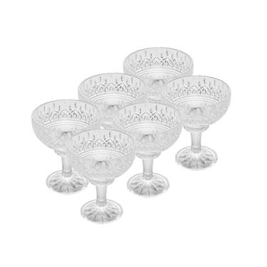 Imagem de Wolff CJ 6 TAÇAS CRISTAL P/SOBREMESA LYS 260ml TRANSPARENTE