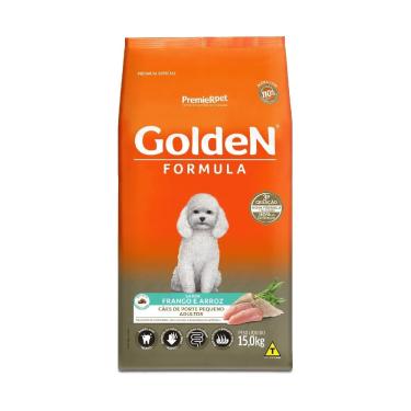 Imagem de Ração Premier Golden Fórmula Mini Bits para Cães Adultos Frango e Arroz 15kg