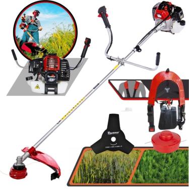 Imagem de Roçadeira Lateral Maquina de Cortar Grama Toyama RT52L-B 52cc Motor a Gasolina 2HP Superior a TBC26H, TBC32XP, TBC33X