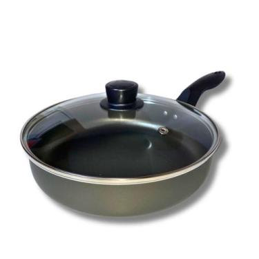 Imagem de Frigideira Marcolar N22 Antiaderente C/tampa De Vidro - GAL Alumínios,