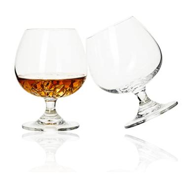 Imagem de BothEarn Conjunto de copos pequenos de conhaque de cristal de 59 a 400 ml - Bom para Whiskey Bourbon Beer Milk Drink em casa, festa de casamento, aniversário, BE031